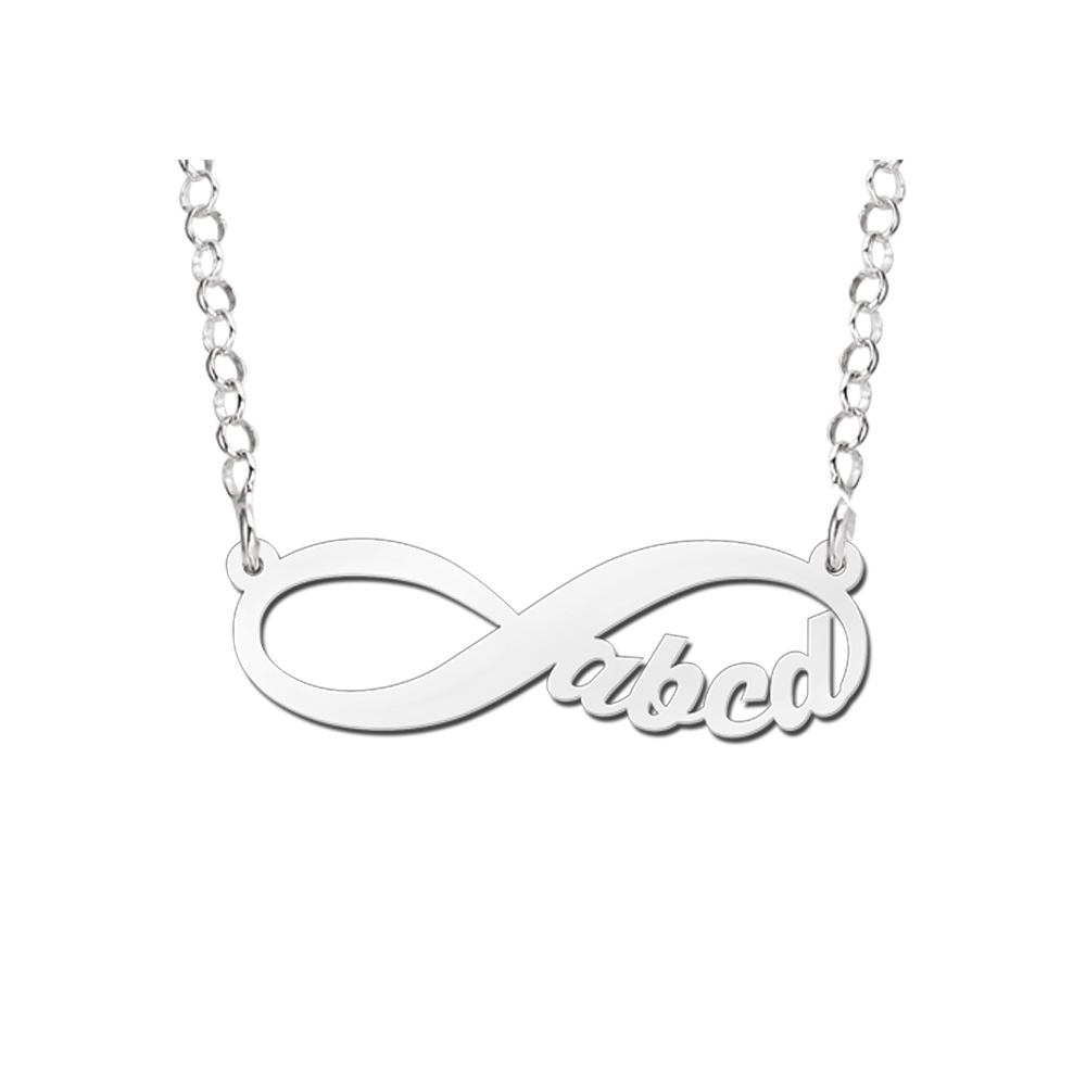Infinity ketting 4 letters Infinity ketting 4 letters