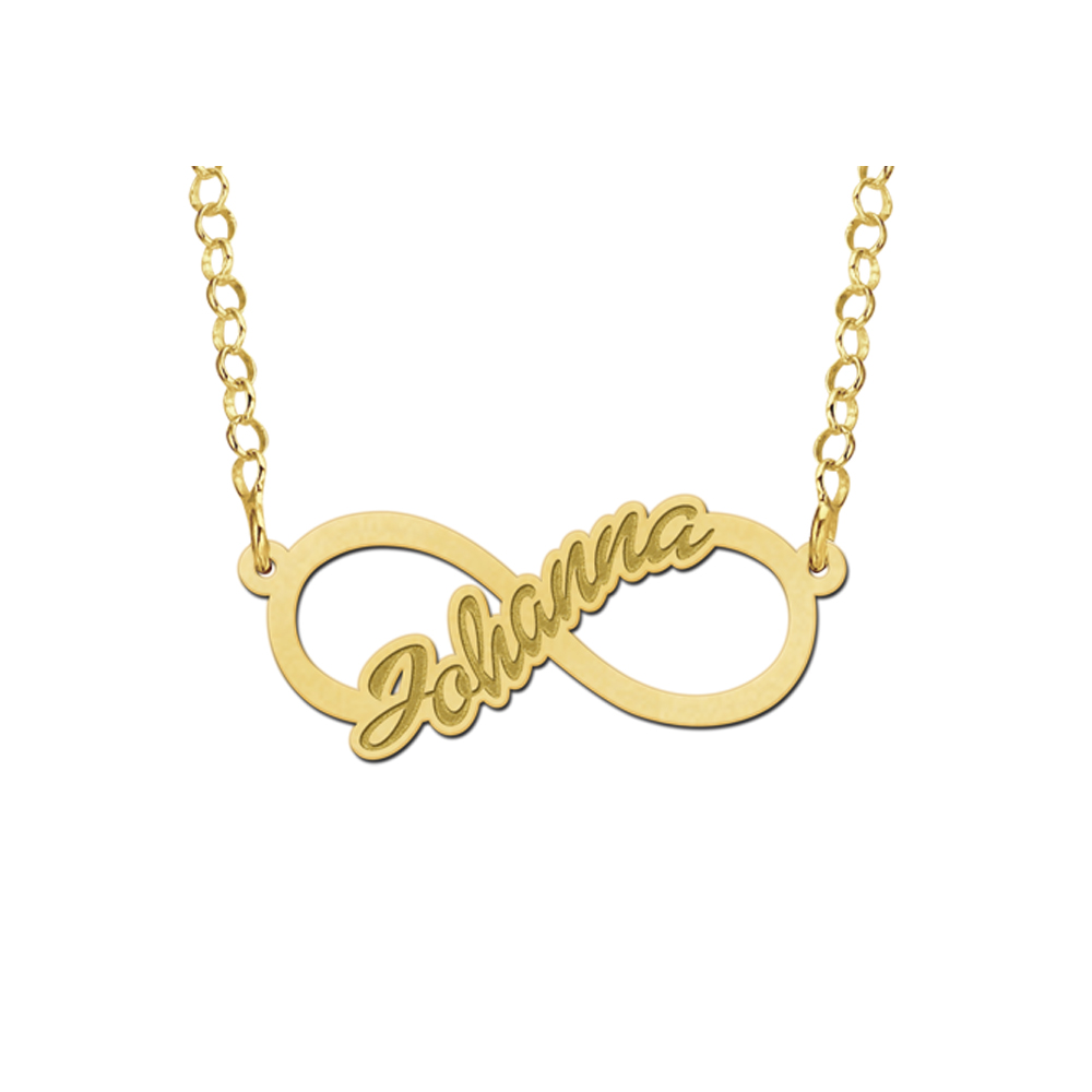 Ketting infinity goud voor kind Ketting infinity goud voor kind